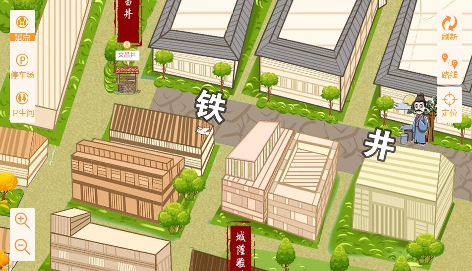 纳溪智慧景区：手绘地图与语音导览的完美融合